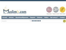 Tablet Screenshot of muslimfr.com